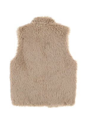 FUR VEST / BEI