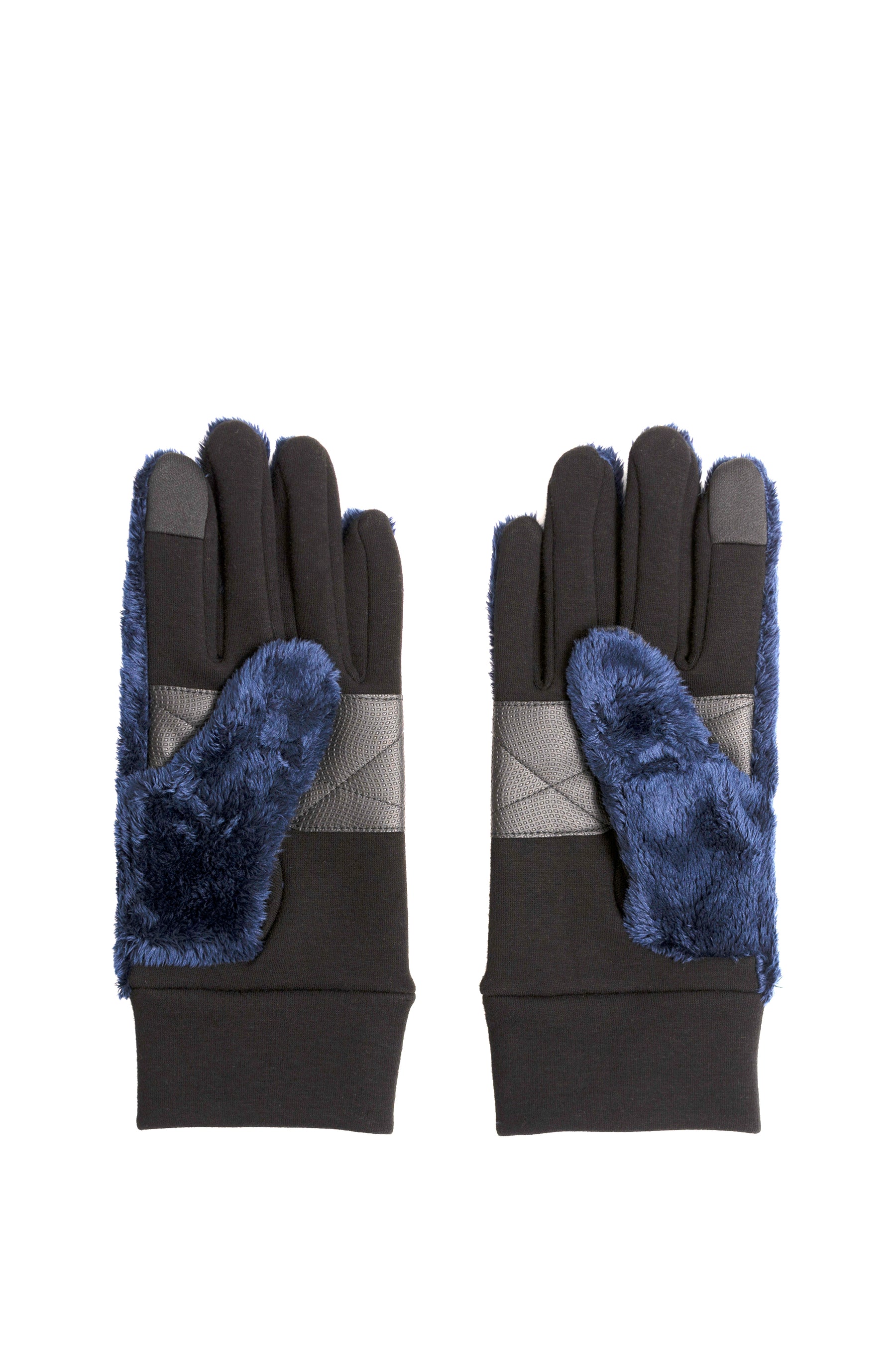 HAND KNITTING GLOVES / BLK