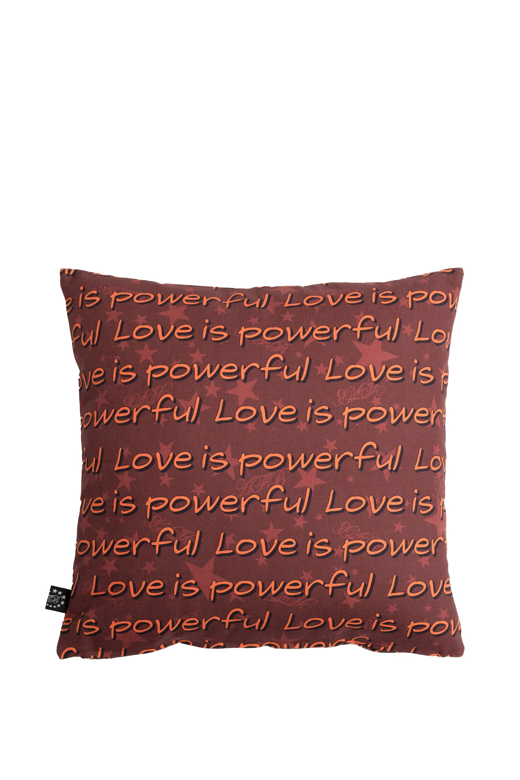 LOVE IS POWERFUL SQUARE CUSHION / MULTI