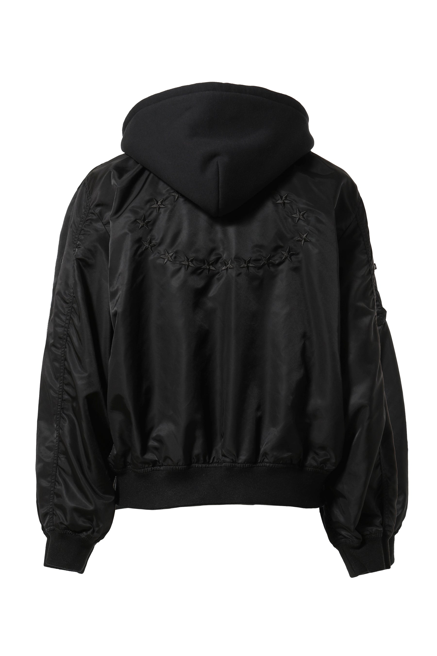 HOODED MA-1 / BLK