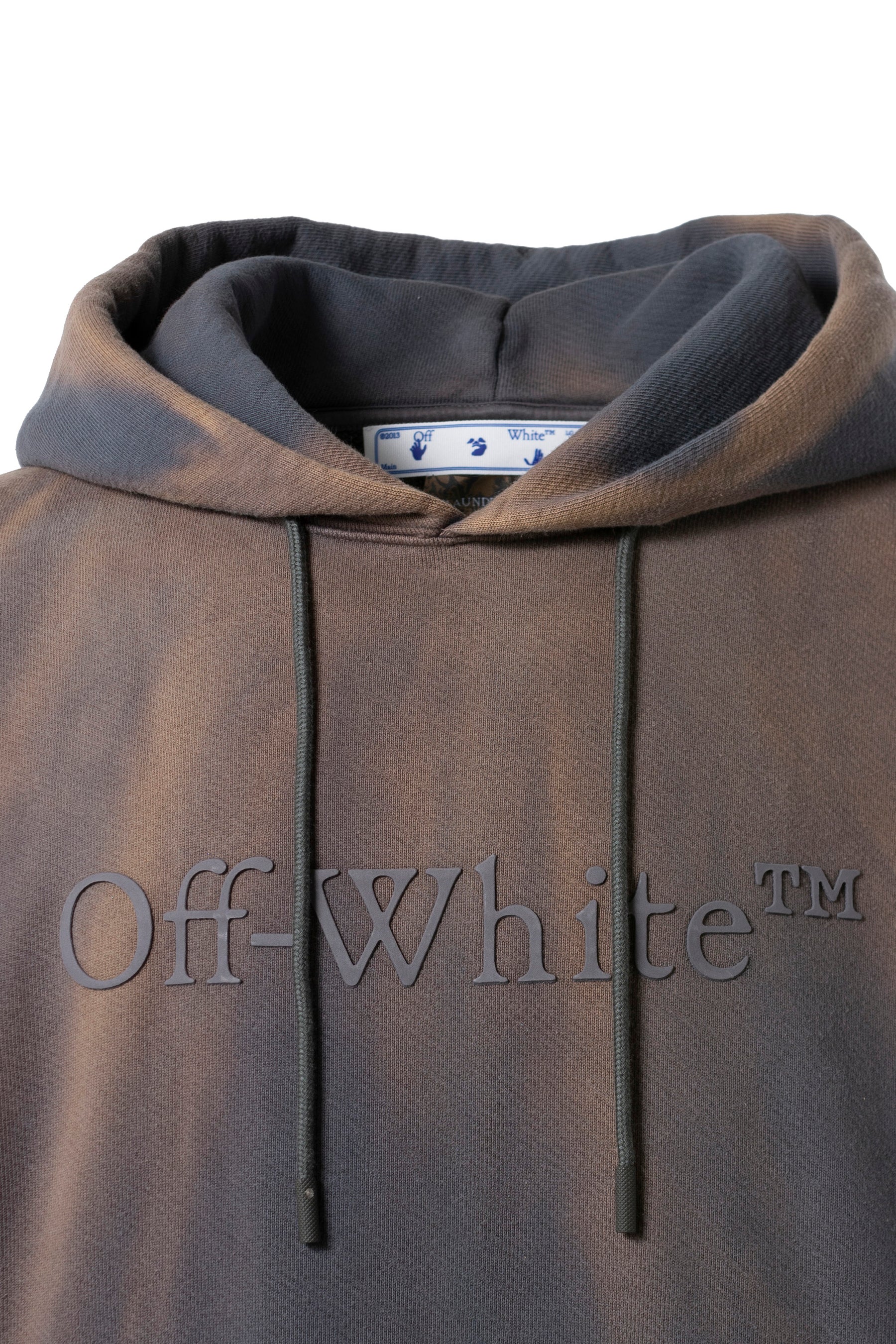 Off-White SS23 BOOKISH LAUND BOXY HOODIE/ 6060 PETROL PETROL - NUBIAN