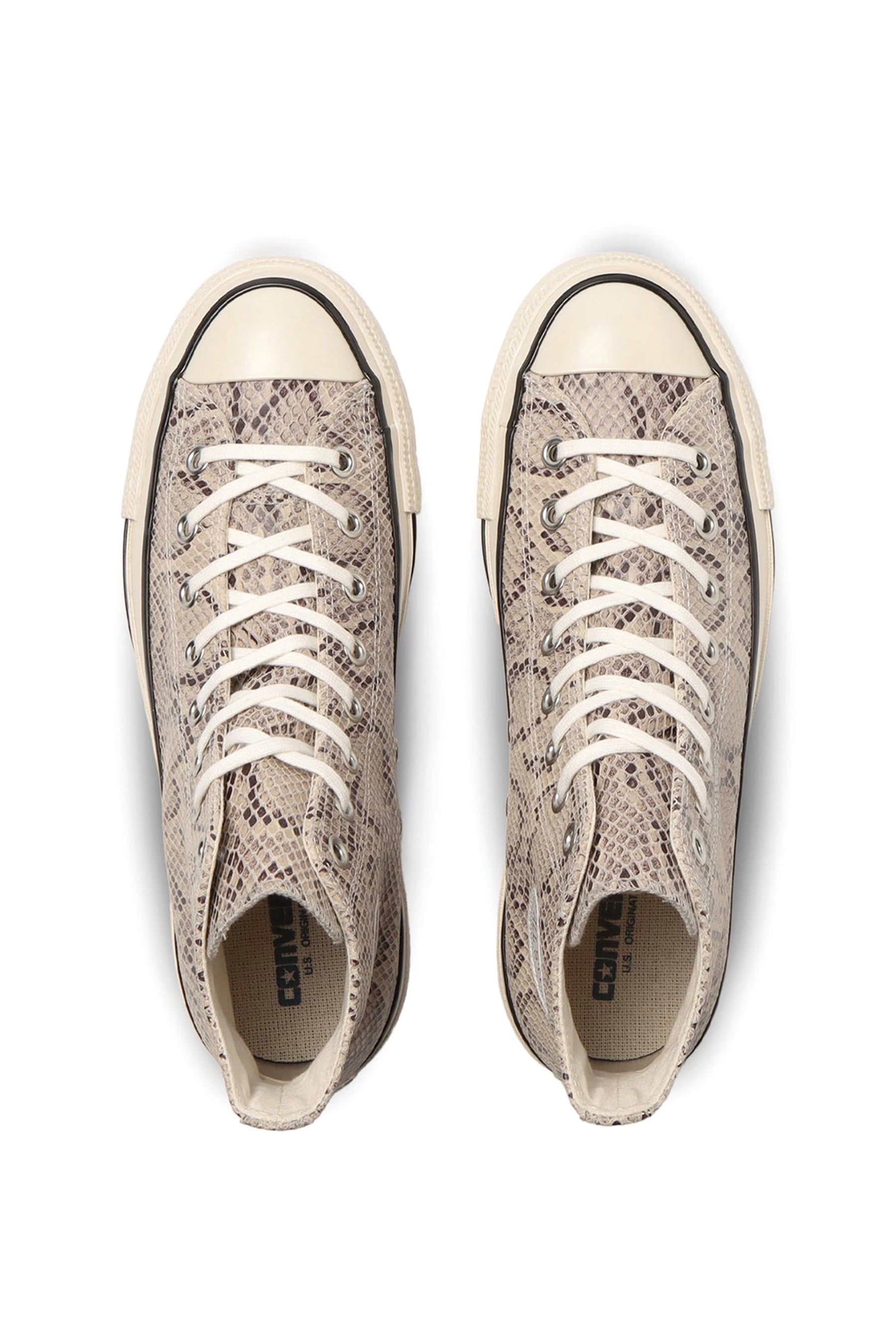 CONVERSE SS23 LEATHER ALL STAR US PYTHON HI / NATURAL - NUBIAN
