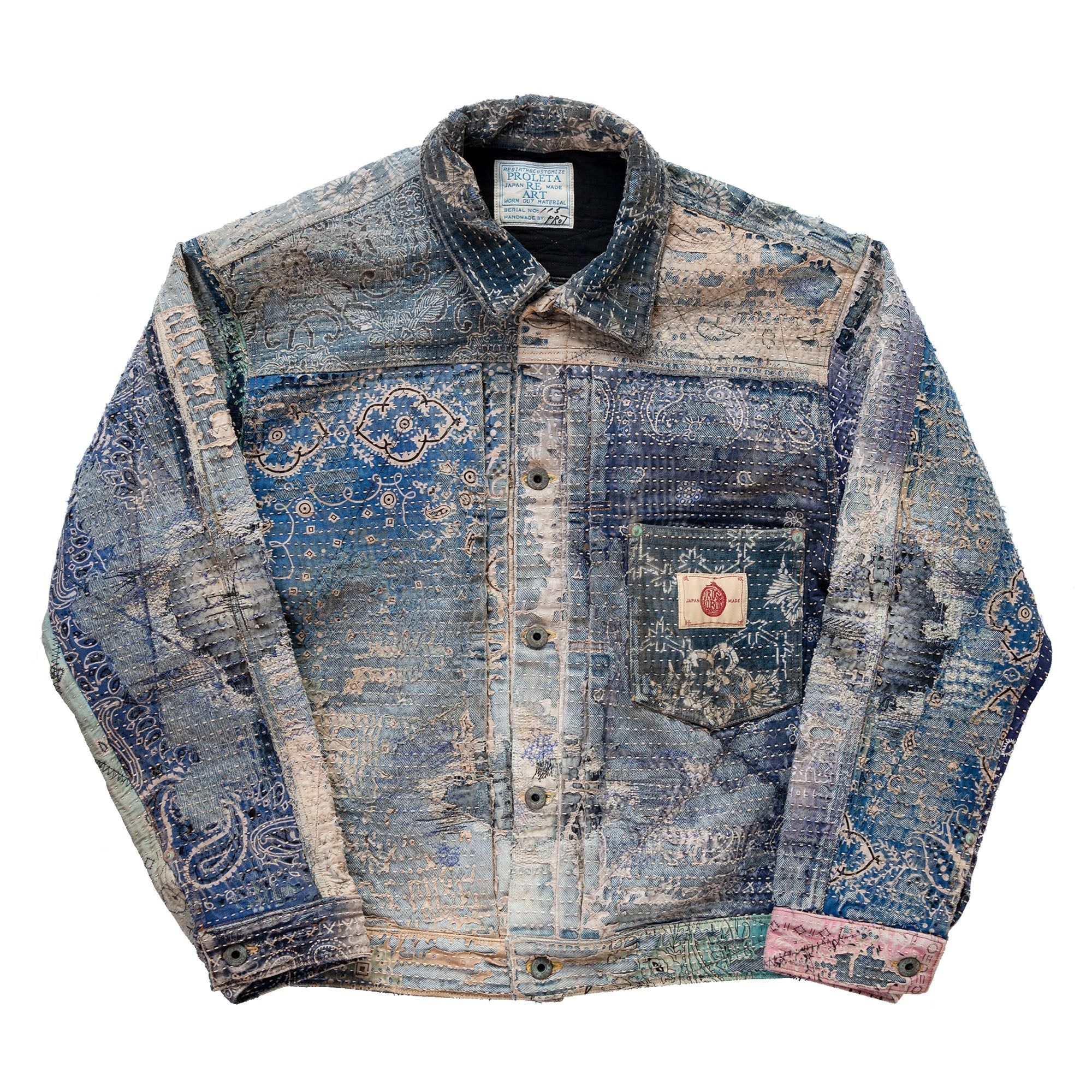 PROLETA RE ART Uroboros Collection NO.21 UROBOROS DENIM JACKET