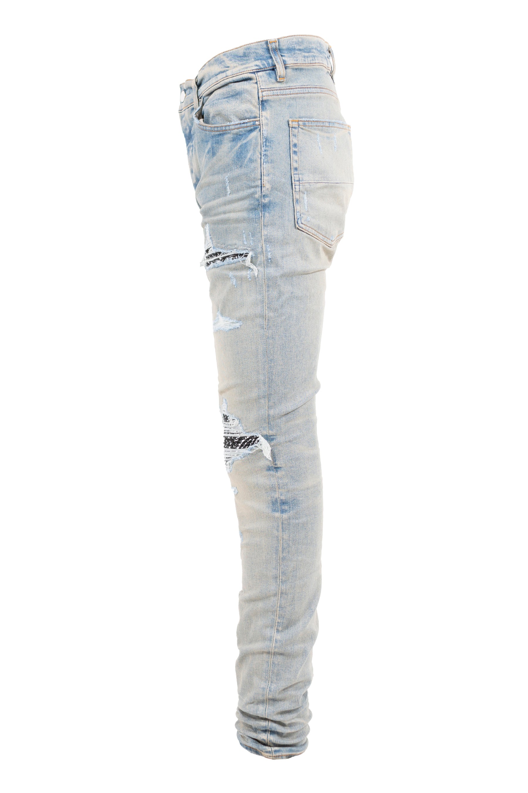 Amiri Jacquard Carpenter Jeans 'Aqua