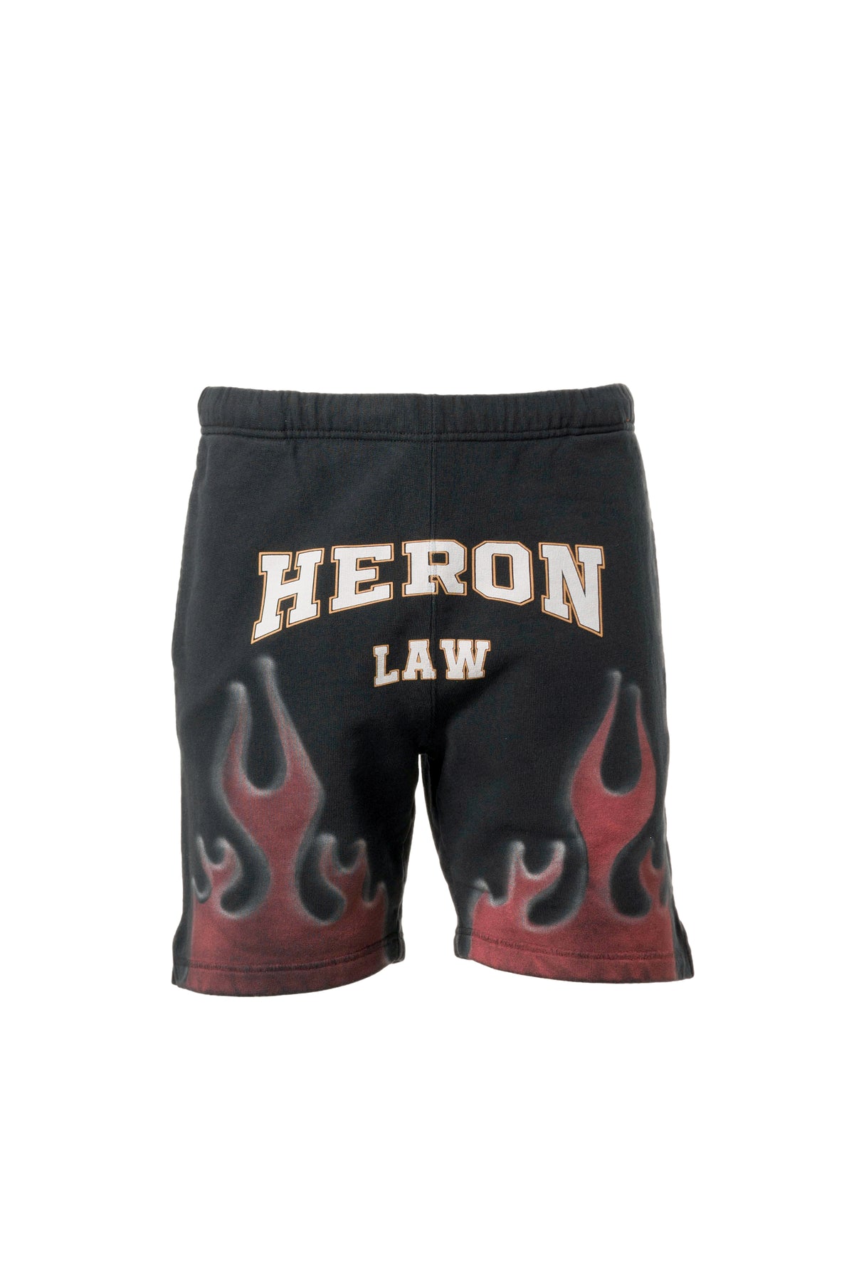 HERON LAW FLAMES SWEATSHORTS / BLK RED