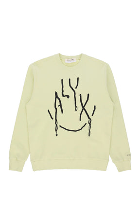 1017 ALYX 9SM CREW NECK WHIT GRAPHIC / WASHED OUT YEL