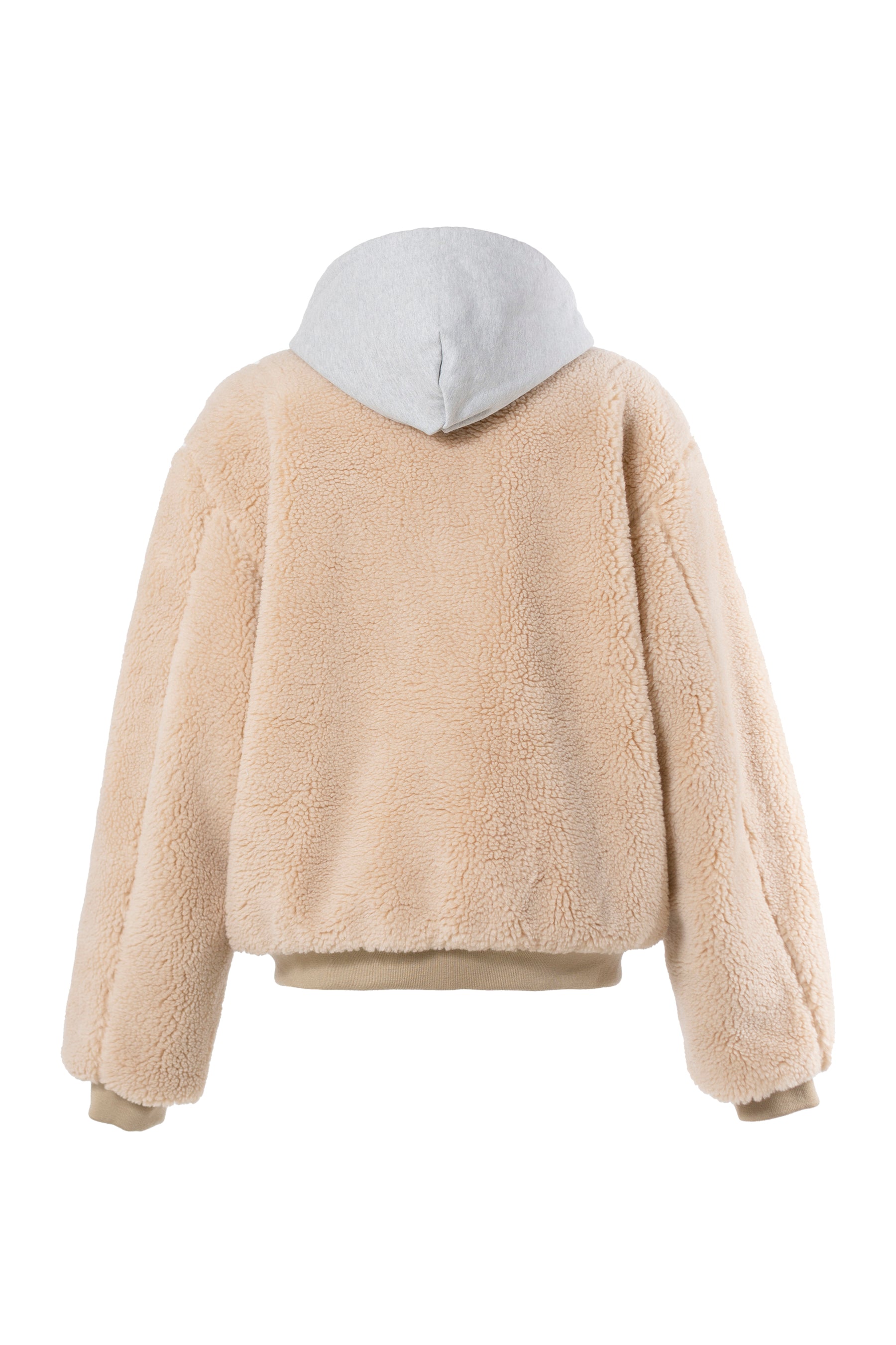 HOODED BOA FLEECE MA-1 (EXCLUSIVE) / BEI GRY