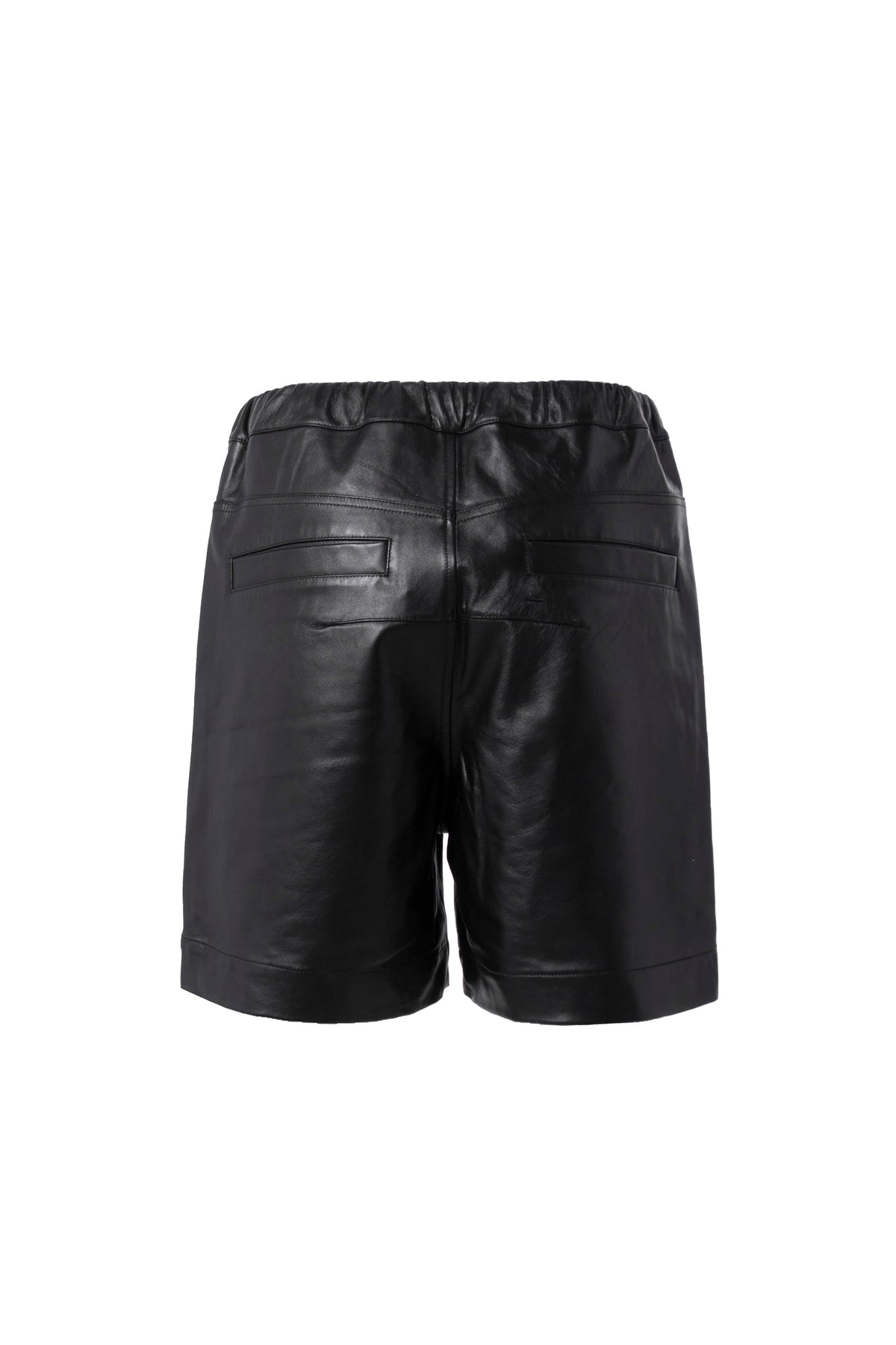 BREATH  LEATHER EASY SHORTS / BLK