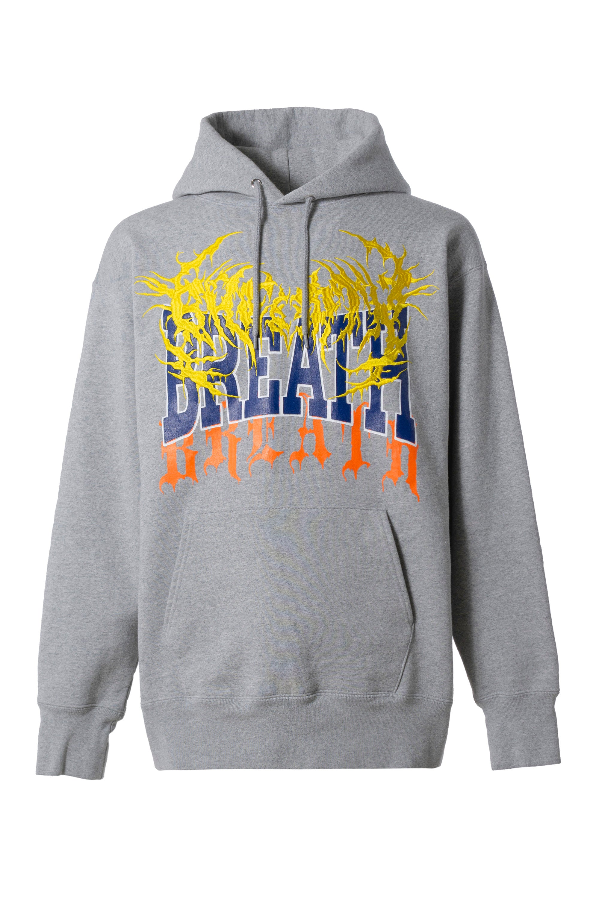 BREATH ブレス SS23 OVERLAP LOGO HOODIE / GRY - NUBIAN