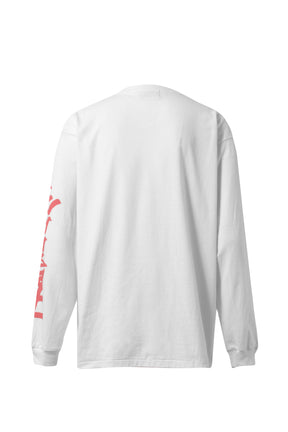 EAGLE LOGO LONG SLEEVE TEE / WHT