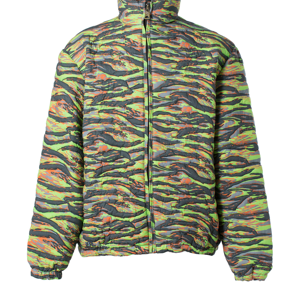 PRINTED QUILTED PUFFER WOVEN / ERL GRN RAVE CAMO