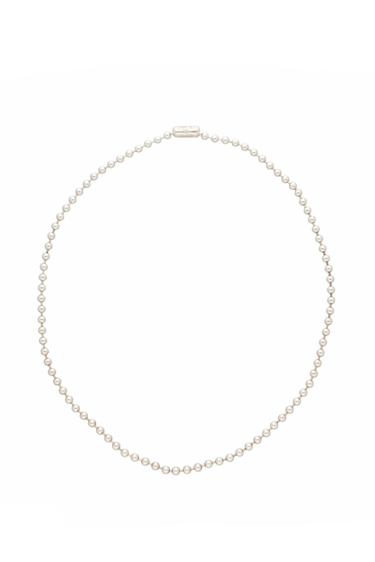 BALL CHAIN NECKLACE-S-REGULAR / SIL