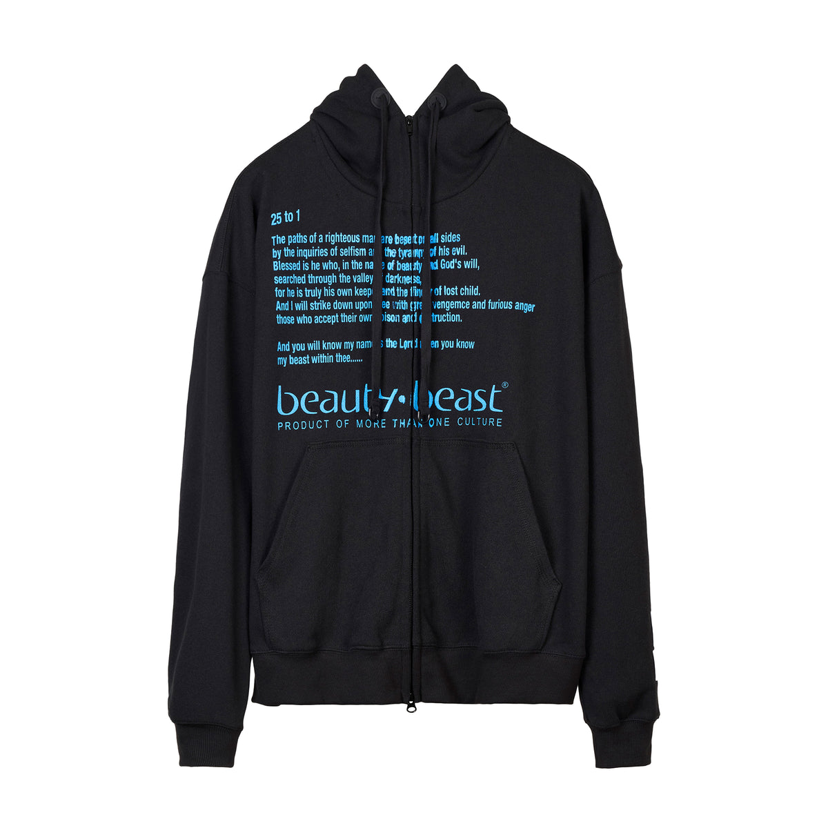 MESSAGE HOODED / BLK
